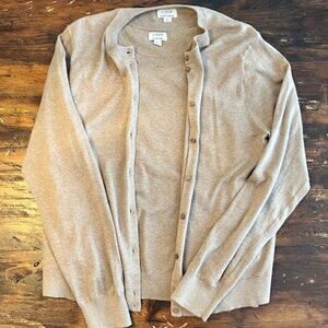 JCREW Cardigan and Shell